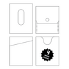 PATTERN: 4 DIFFERENT Vertical Card Sleeves